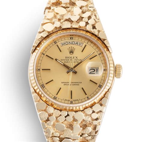 fake rolex gold nugget|rolex 36 nova golden nugget.